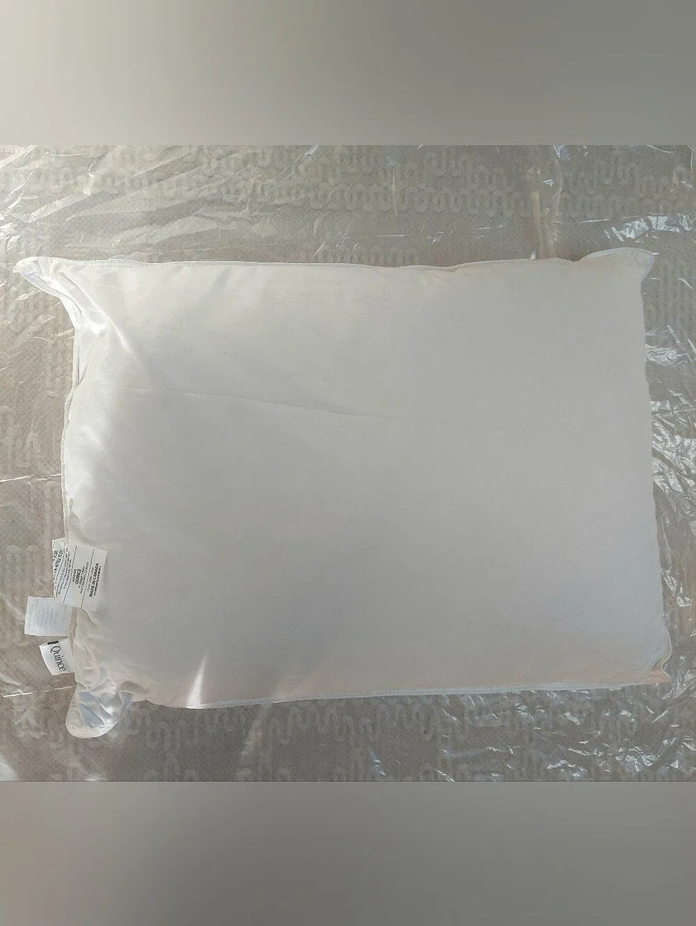 NWOT- Quince Standard White Goose Down Pillow (Medium/ Firm)(P62)